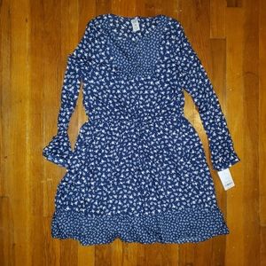 Blue Foral Dress